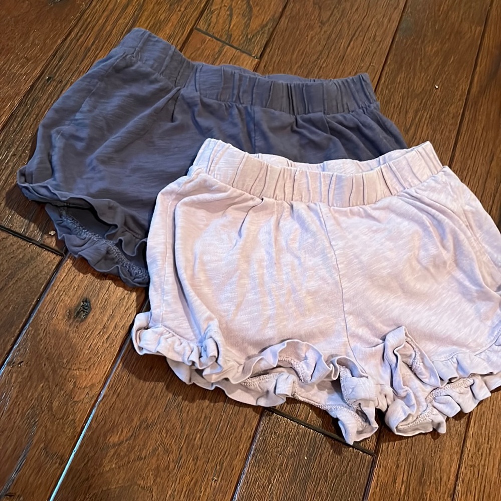 CREWCUTS Slub Cotton Ruffle Shorts